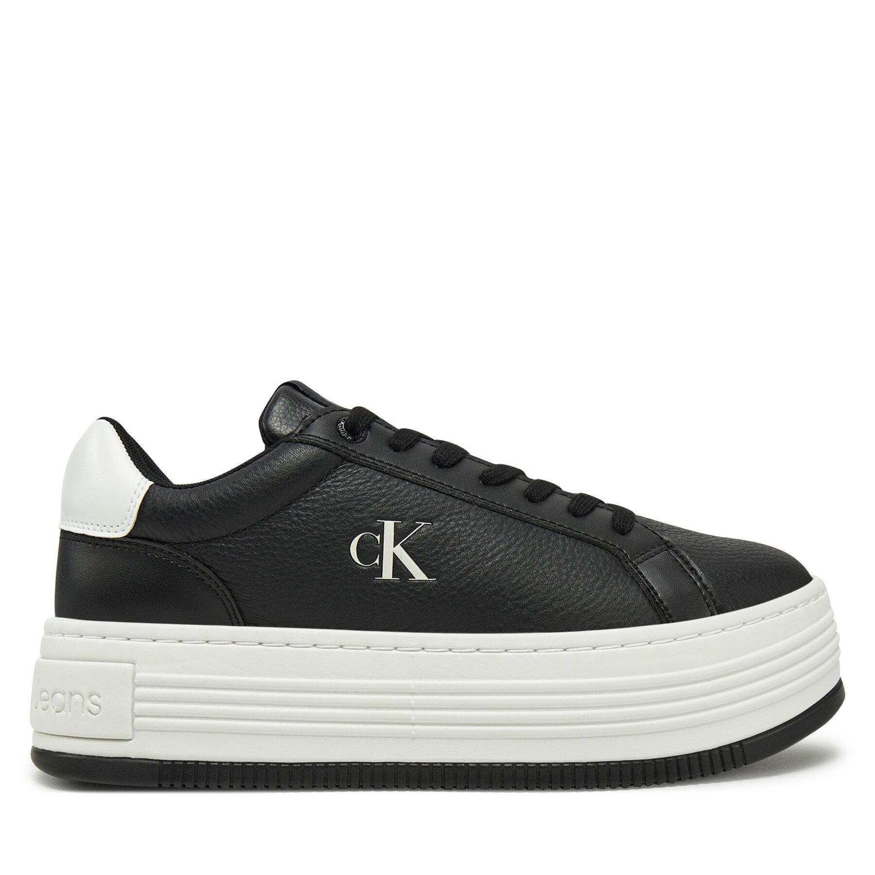 Calvin Klein Jeans Сникърси Bold Flatf Low Lace Mg YW0YW01766