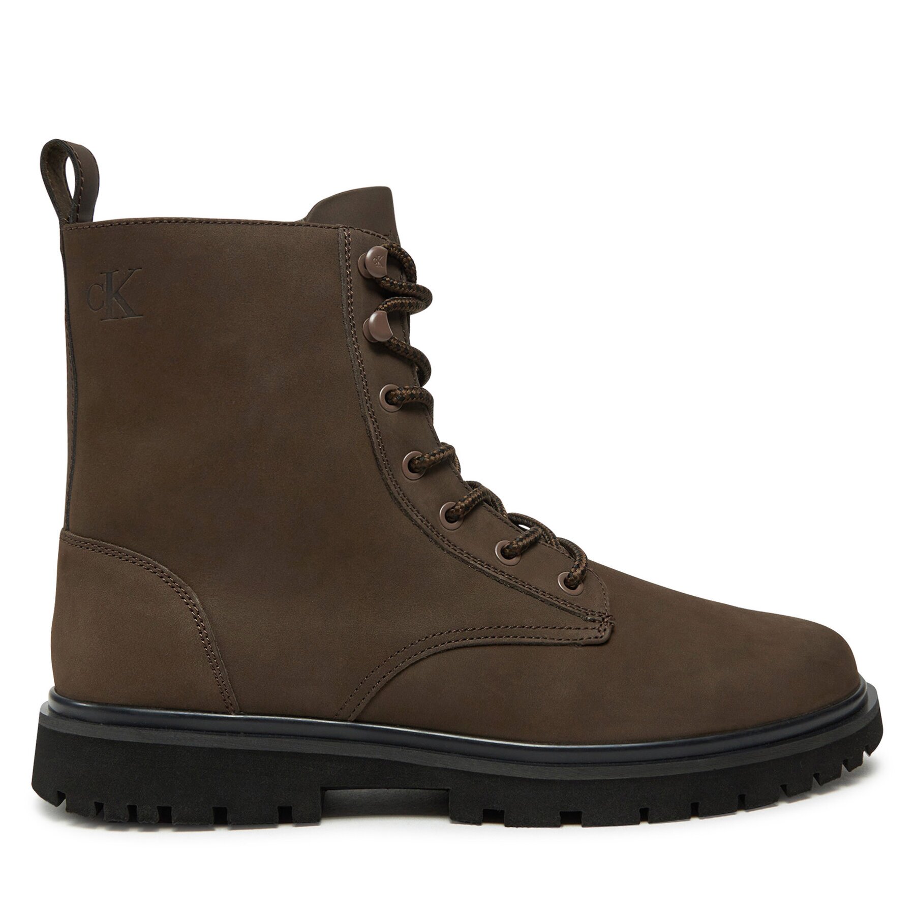 Calvin Klein Jeans Туристически oбувки Eva Boot Mid Laceup Rebellious YM0YM01071