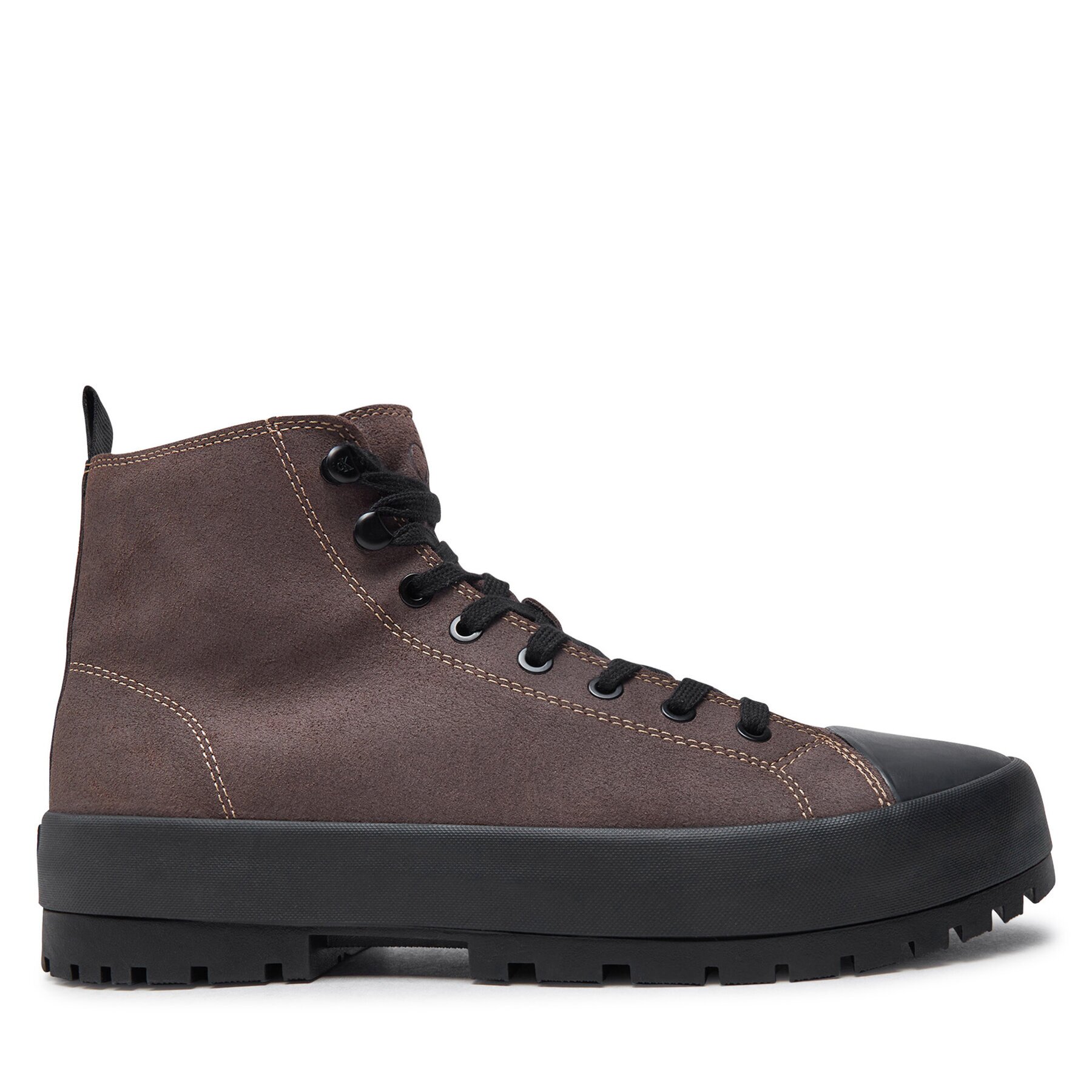 Calvin Klein Jeans Туристически oбувки Lugged Hybrid High Laceup Auth YM0YM01092