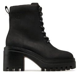 Calvin Klein Jeans Зимни обувки Chunky Heeled Zip Boot Lth YW0YW01548