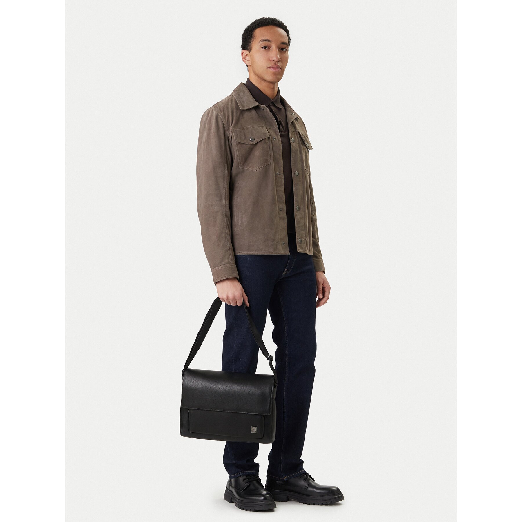 Calvin Klein Мъжка чантичка Emblem Hw Flap Messenger LV04D3299G