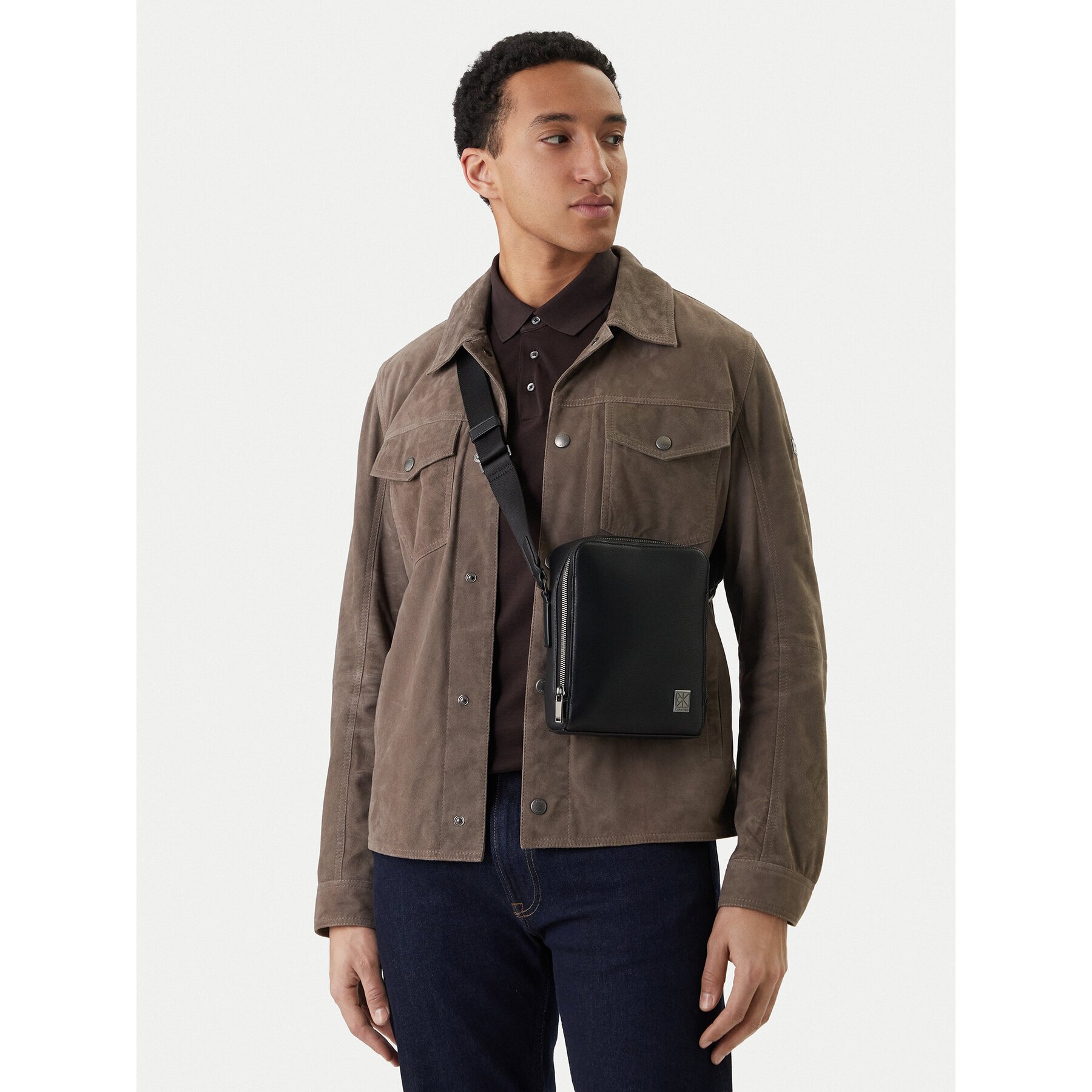 Calvin Klein Мъжка чантичка Emblem Hw Reporter LV04D3293G