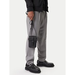Calvin Klein Мъжка чантичка Leather Slim Flap Reporter LV04D3323G