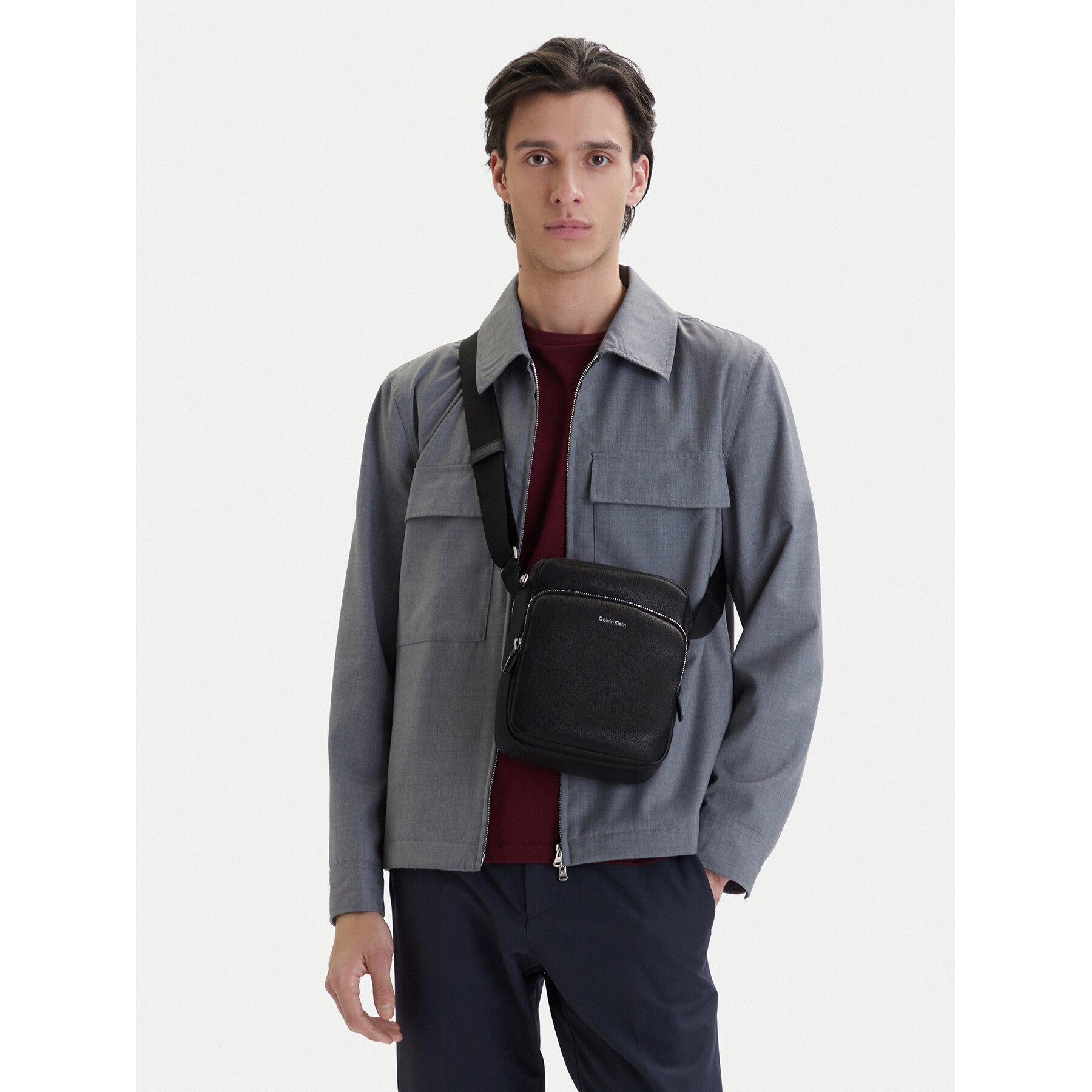 Calvin Klein Мъжка чантичка Raised Pocket Reporter LV04D3317G