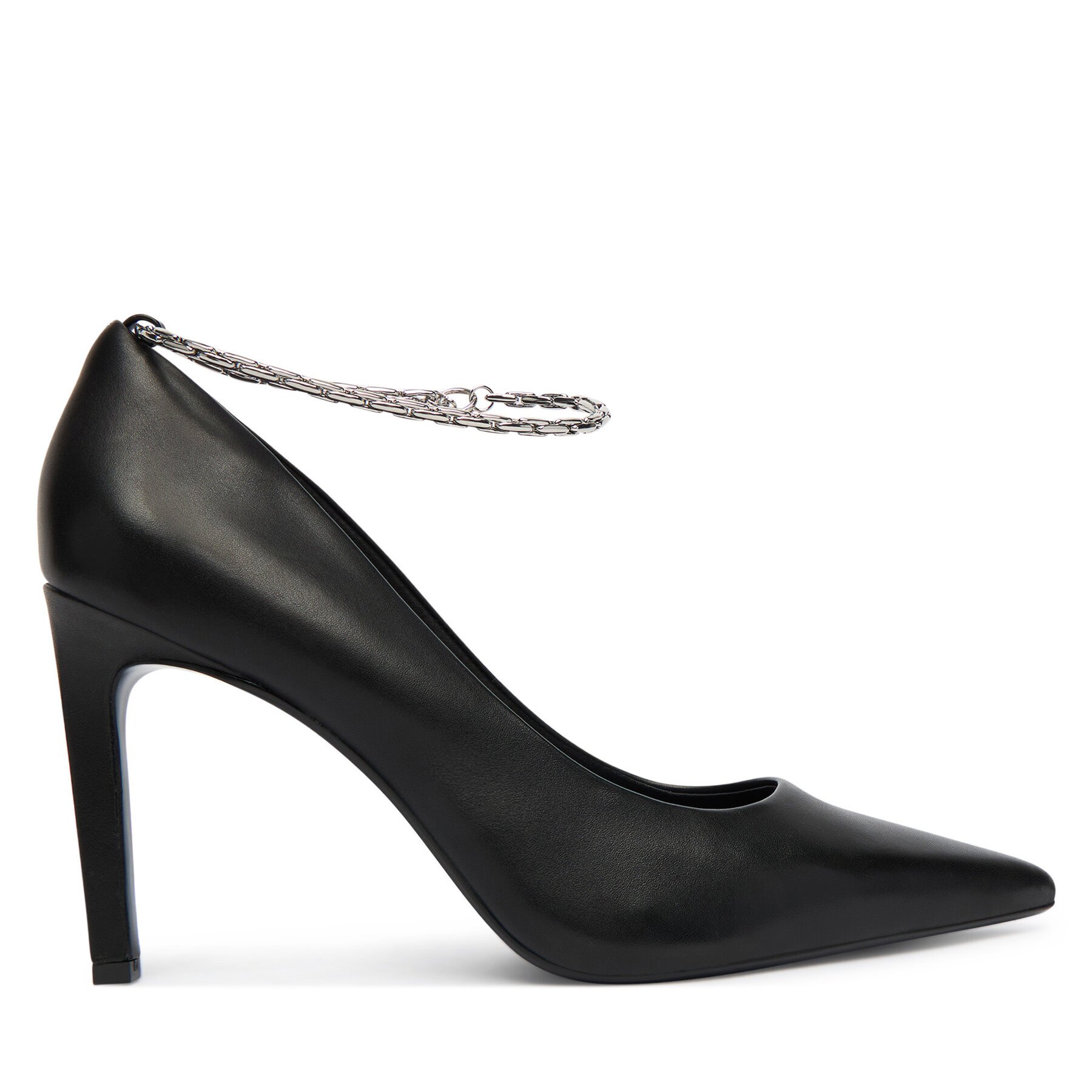 Calvin Klein Обувки на ток Ess Stiletto Hdw Chain Lth 90 HW0HW02718