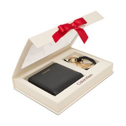 Calvin Klein Компелкт портфейл и ключодържател Ck Wallet + Ck Key Fob LV04F0001G