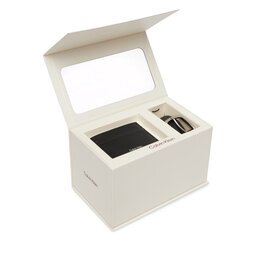 Calvin Klein Компелкт калъф за карти и колан Foil Emboss Cardholder + Belt LV04D0020G