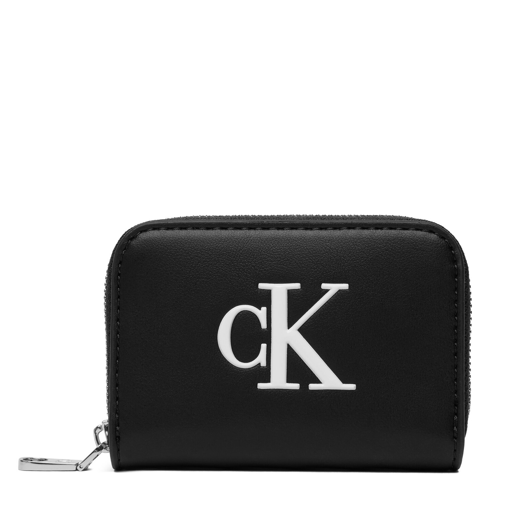 Calvin Klein Портфейл Bold Ck Medium Zip Around LV04F1154G