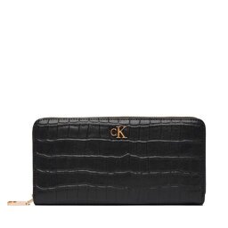 Calvin Klein Портфейл Ck Croc Long Zip Around LV04F1096G