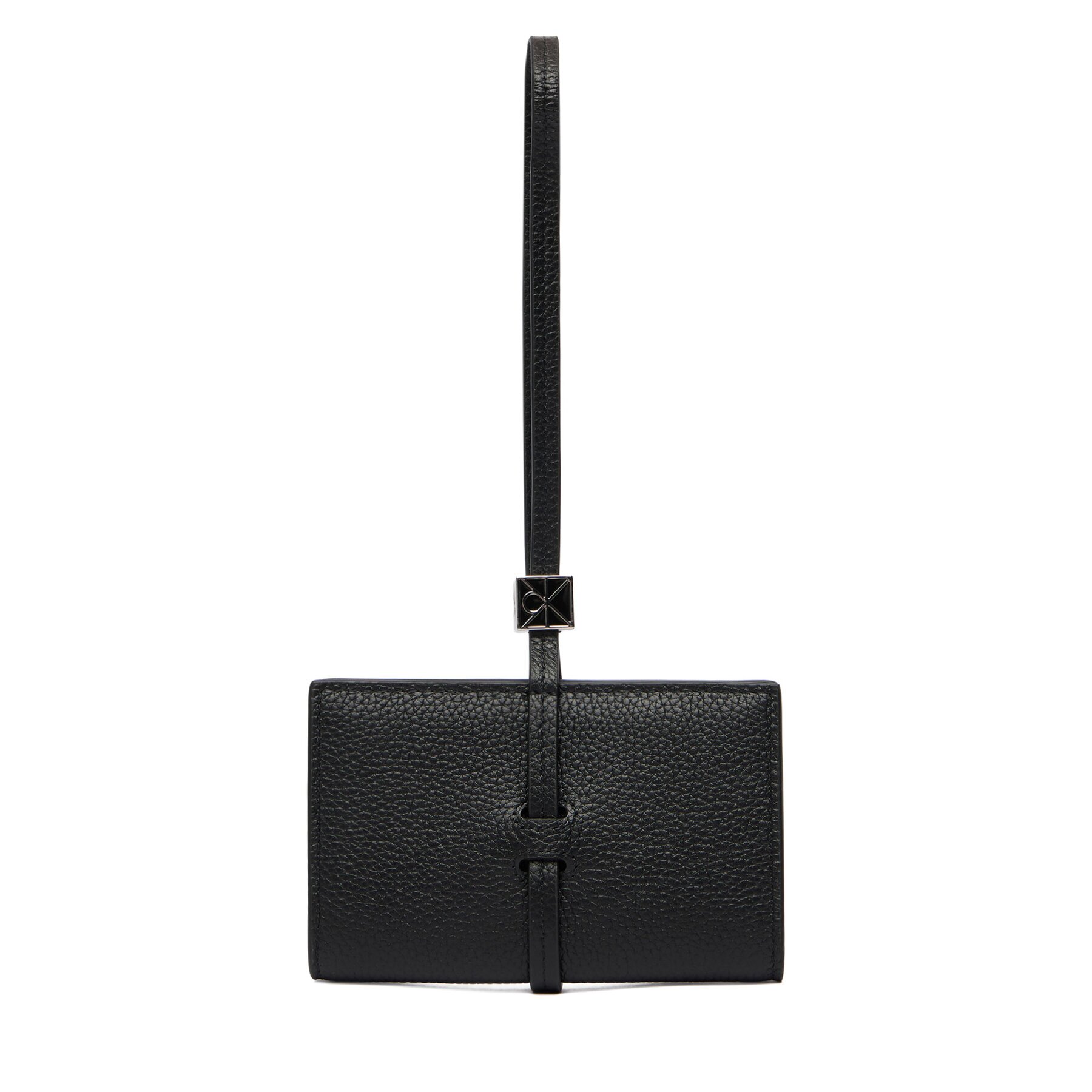 Calvin Klein Портфейл Emblem Hw Pebble Wallet On Strap LV04F1130G
