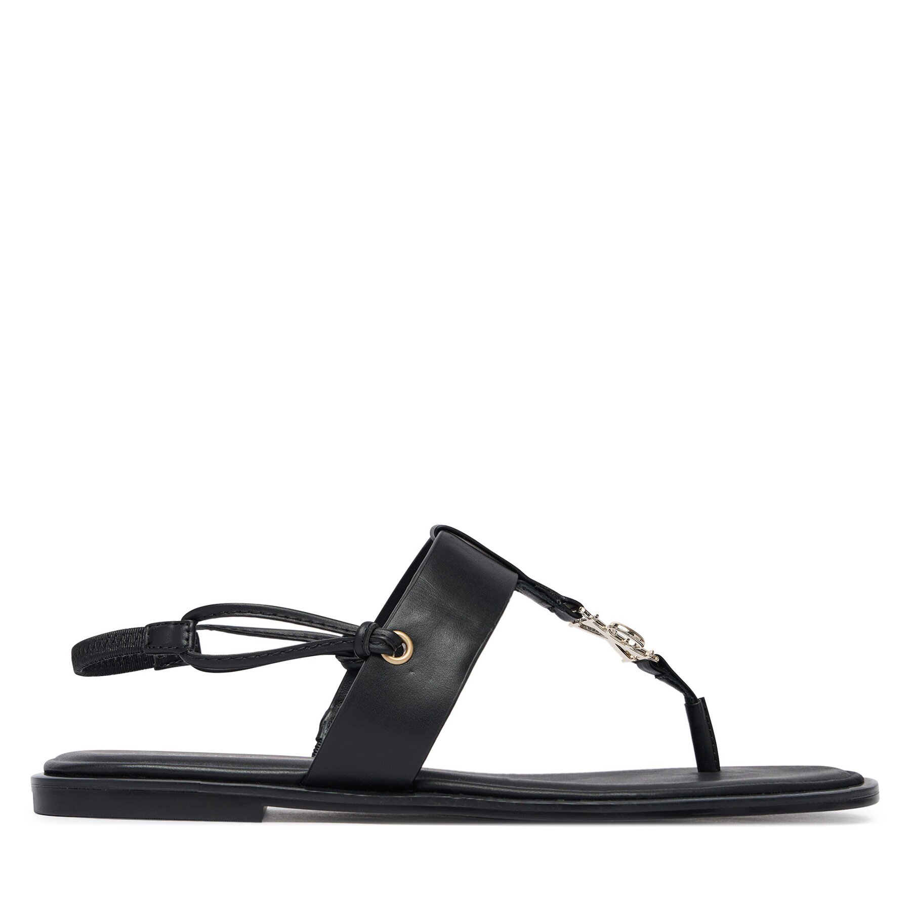 Calvin Klein Сандали Round Flat Sndl Thong Lth Hdw HW0HW02926