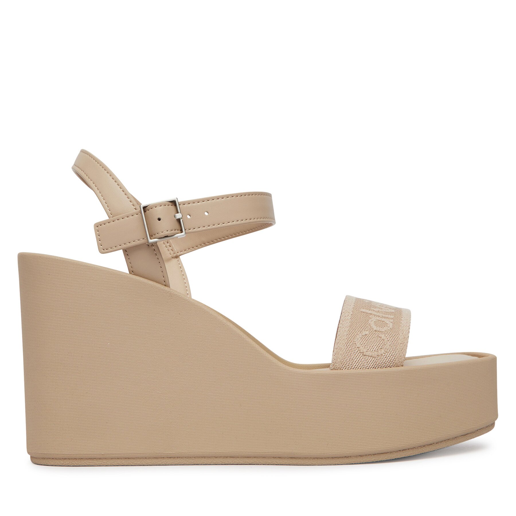 Calvin Klein Сандали Wedge 70 Sndl Webbing Lth HW0HW02882