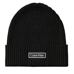 Calvin Klein Шапка Patch Chunky Rib Cotton Beanie LV04D8053G