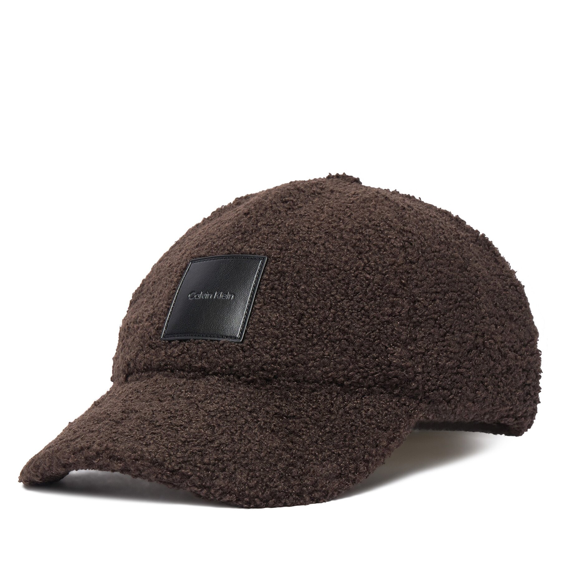 Calvin Klein Шапка с козирка All-Over Sherpa W/ Patch Cap LV04F5096G