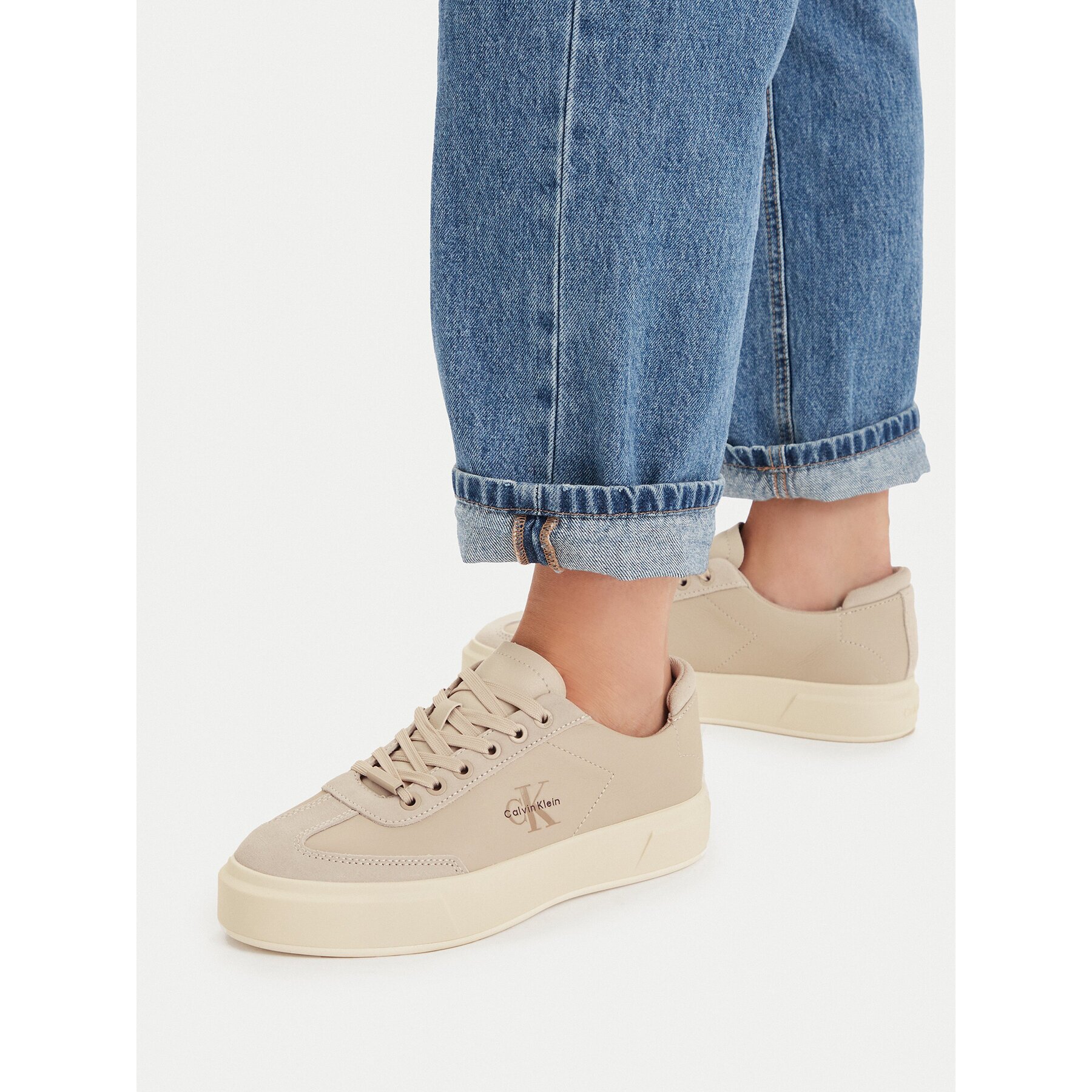 Calvin Klein Сникърси Basket Cups Lup Wt Lth Su HW0HW02984