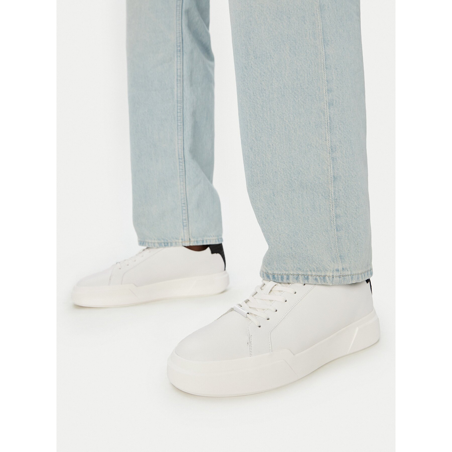 Calvin Klein Сникърси Chunky Cupsole Laceup Clean Lth HM0HM02239