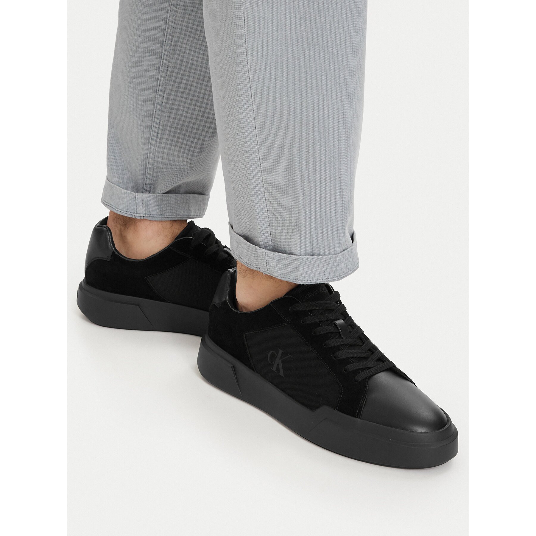 Calvin Klein Сникърси Chunky Cupsole Laceup Cv Mix HM0HM02238