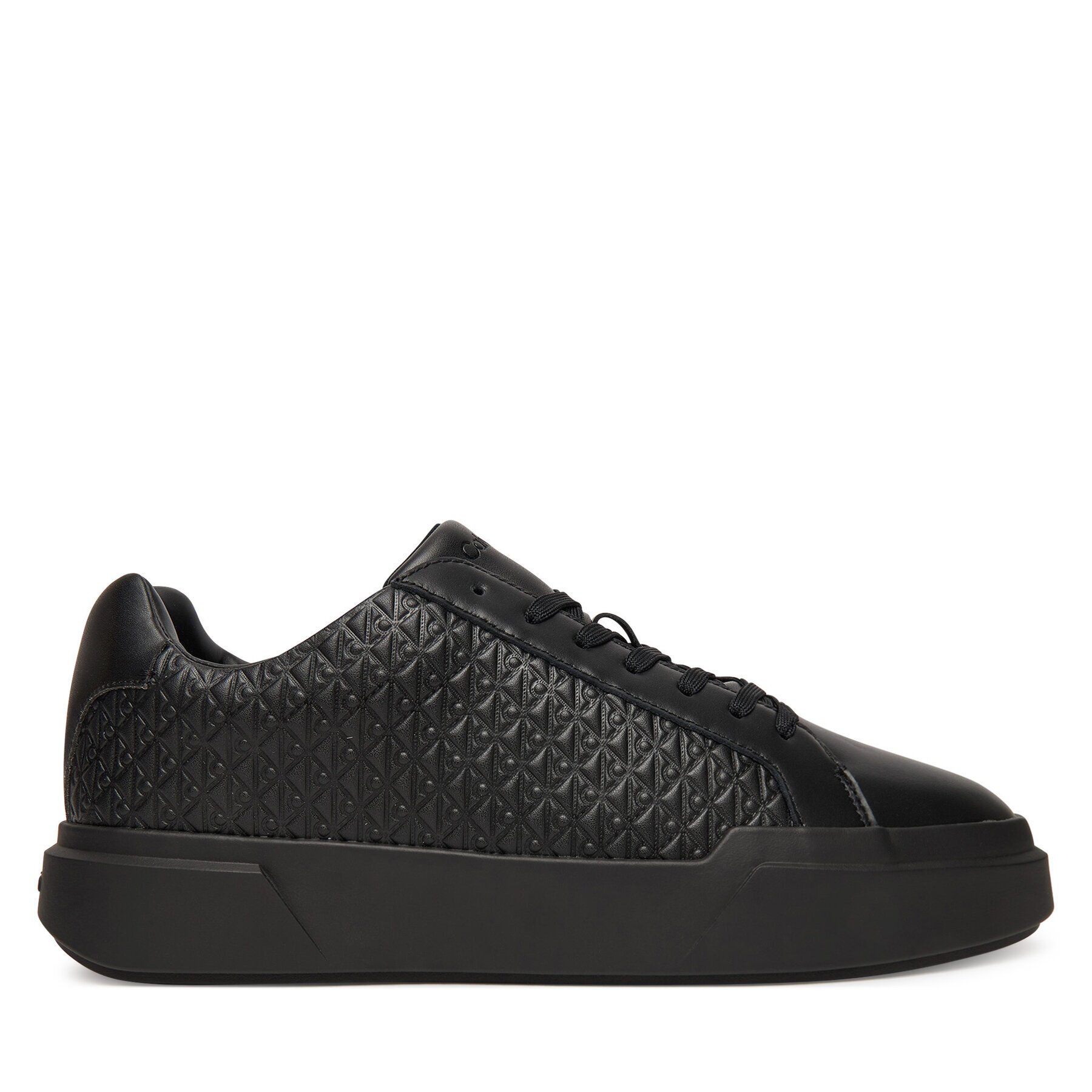 Calvin Klein Сникърси Chunky Cupsole Laceup Lth Aop YM0YM01383