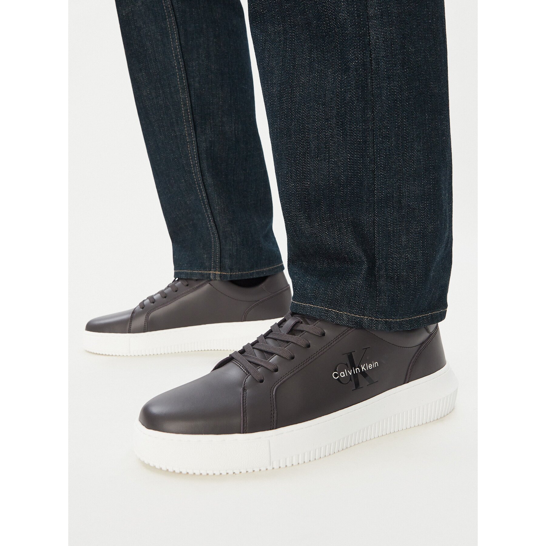 Calvin Klein Сникърси Chunky Cupsole Mono Lth YM0YM01317