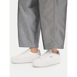 Calvin Klein Сникърси Flatform Lace Up Lth Met YW0YW01929