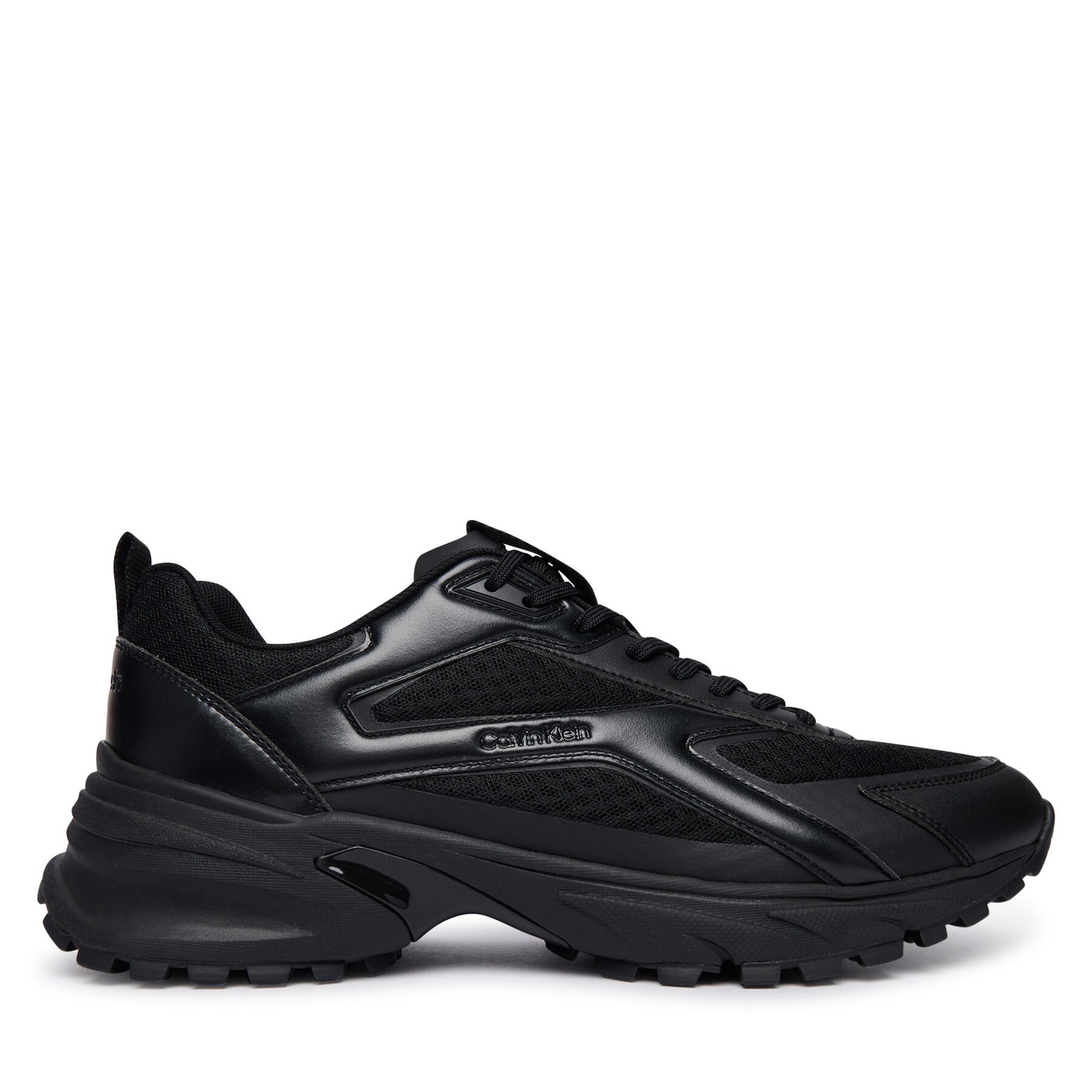 Calvin Klein Сникърси Hike Runner Ckstripe Met Mix Mat HM0HM02341