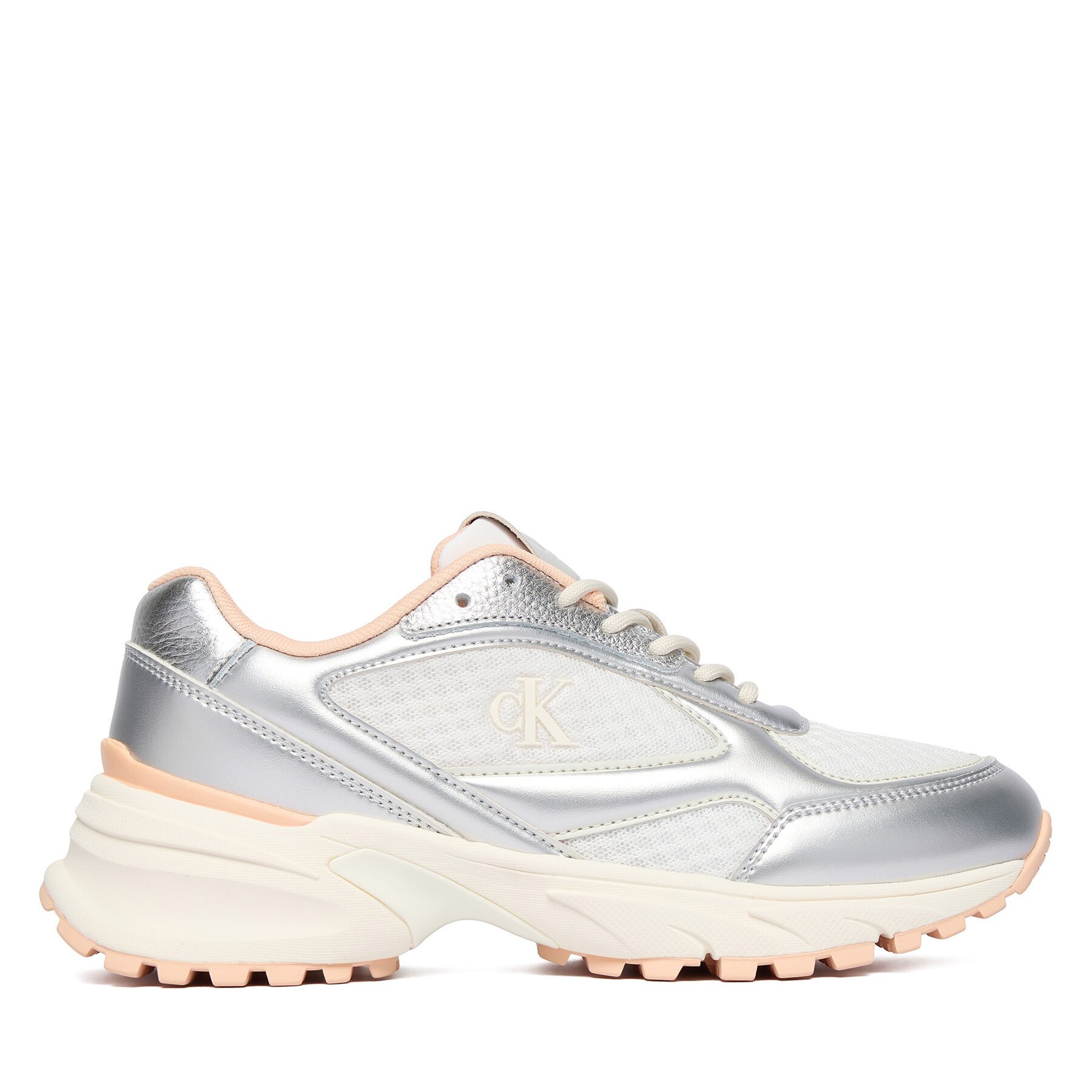 Calvin Klein Сникърси Hike Runner Lace Up Mesh Mix Met YW0YW02063