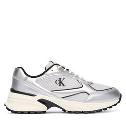Calvin Klein Сникърси Hike Runner Laceup Mesh Mix Met YM0YM01402