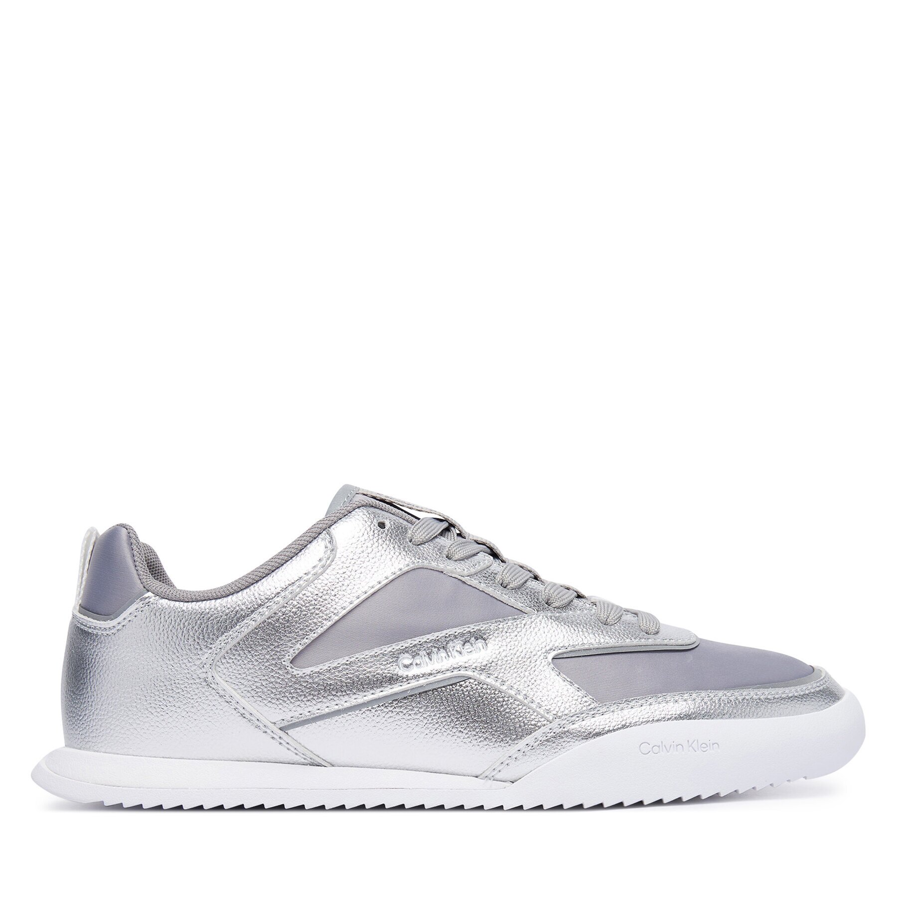 Calvin Klein Сникърси Low Pro Run Lace Stripe Met Lth HW0HW03272