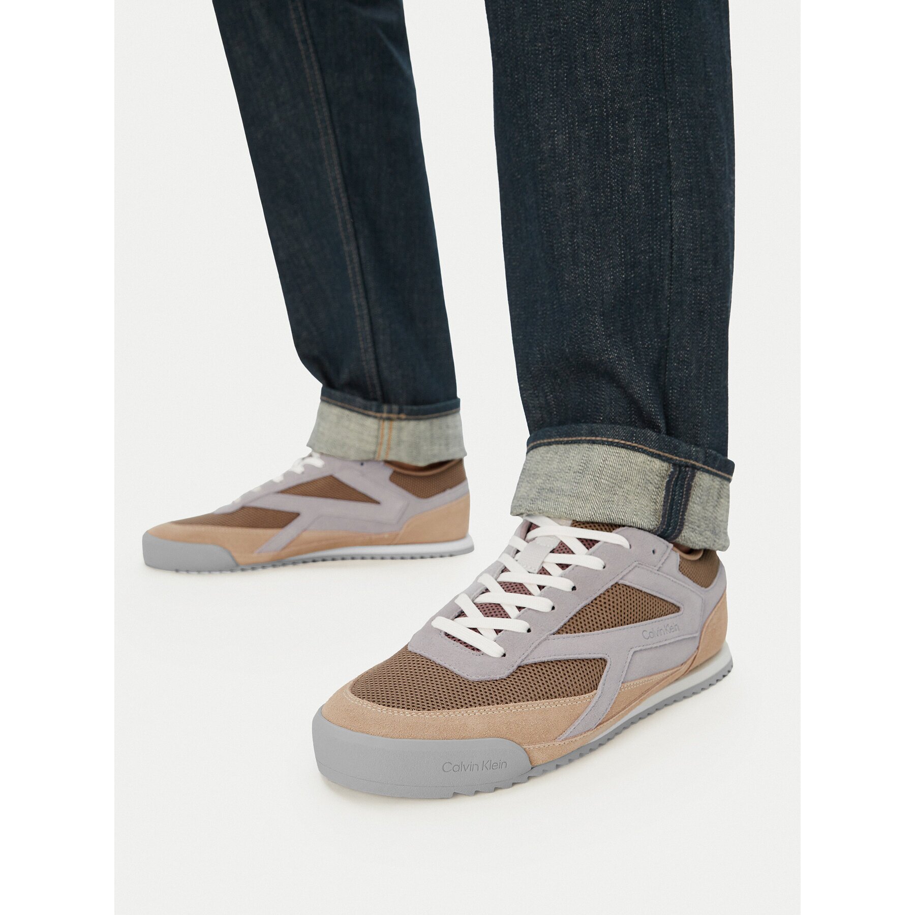 Calvin Klein Сникърси Low Pro Runner Mix Mat HM0HM02208