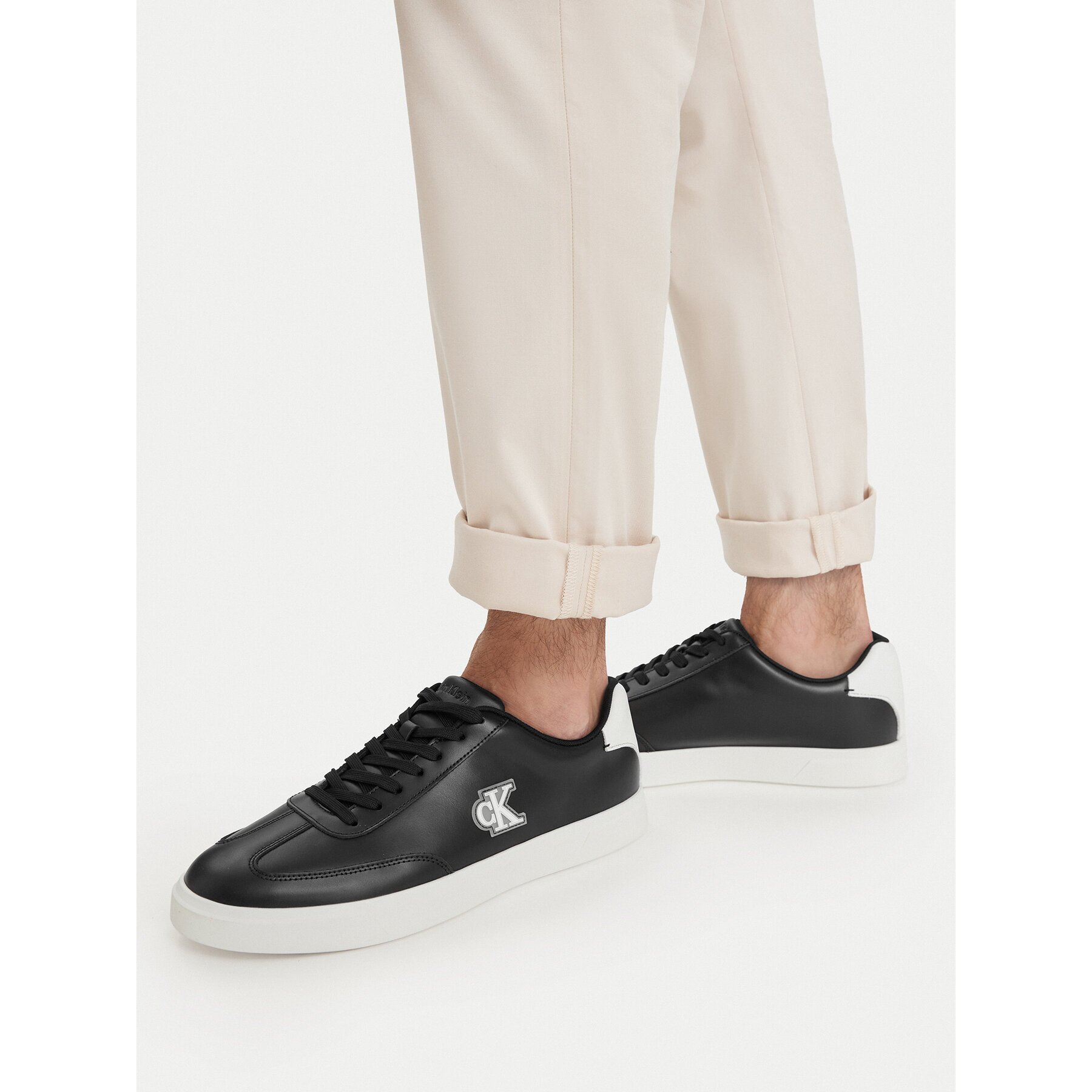 Calvin Klein Сникърси Low Prof Cupsole Emb Lth HM0HM02124