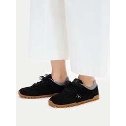 Calvin Klein Сникърси Low Profile Run Mg Sue Db Laces HW0HW03150