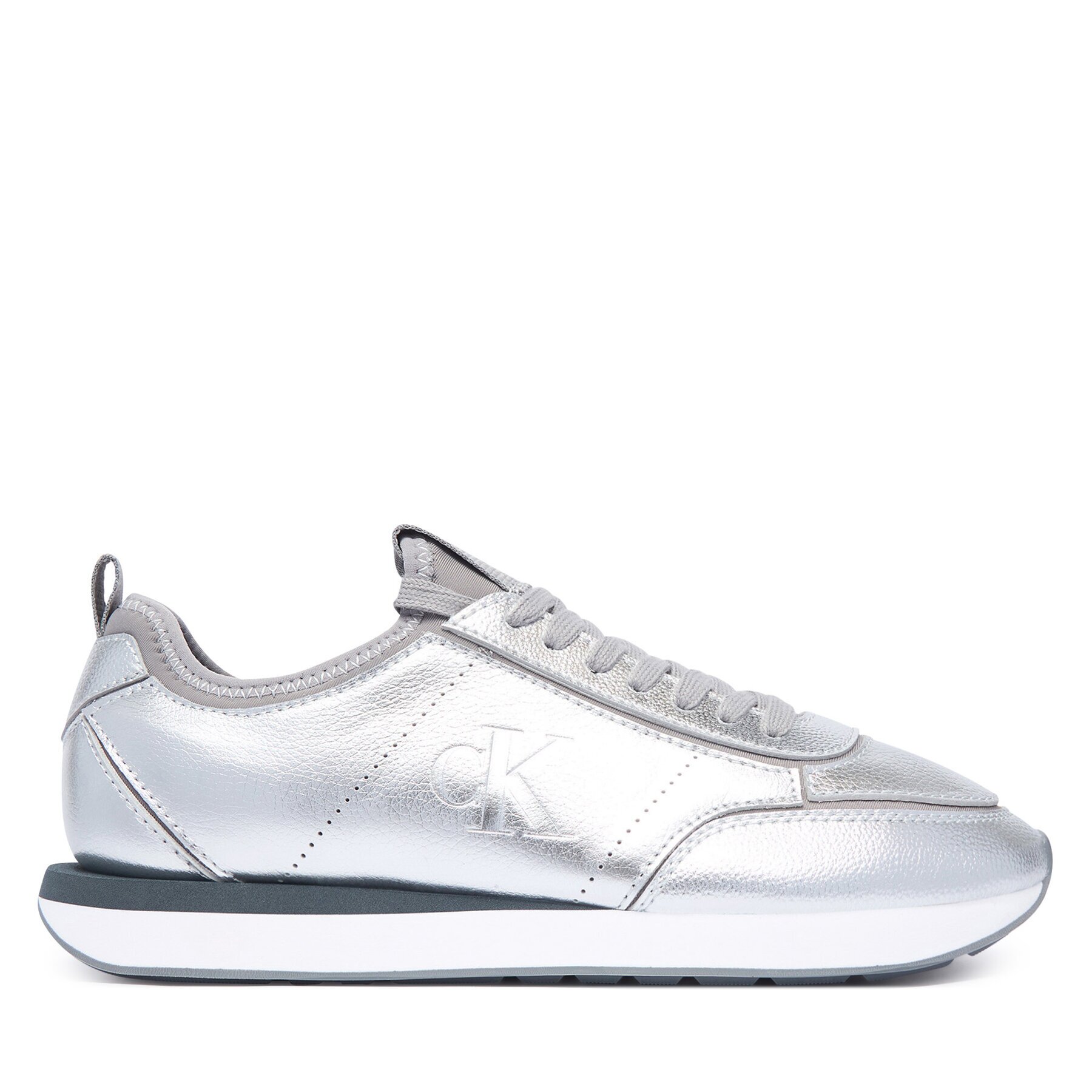 Calvin Klein Сникърси Retro Runner Metallic HW0HW03287
