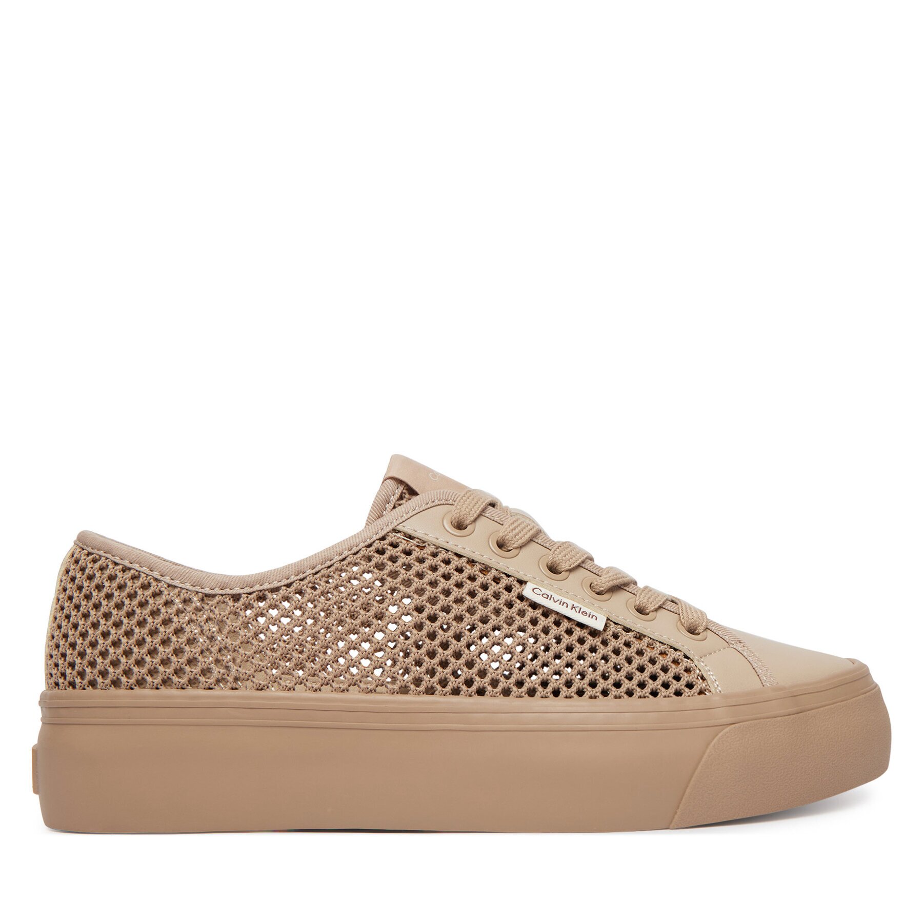 Calvin Klein Сникърси Vulc Flatf Lace Up Lin Mesh HW0HW02971