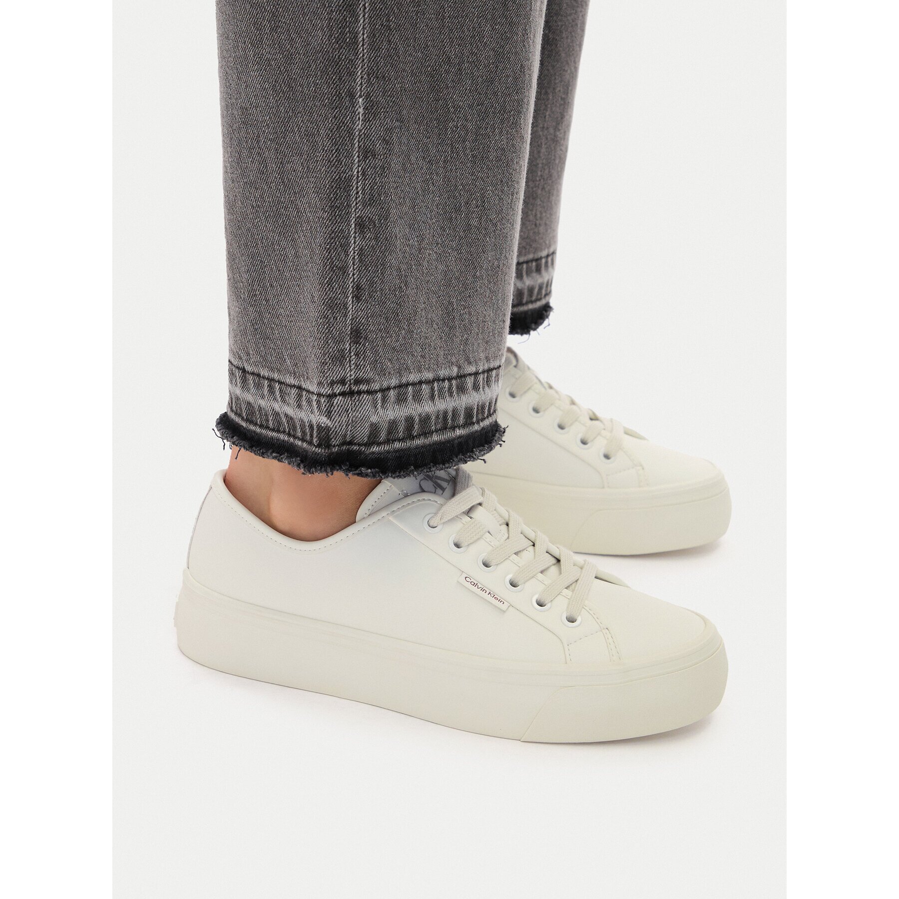 Calvin Klein Сникърси Vulc Flatf Lace Up Lth YW0YW01932