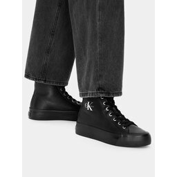 Calvin Klein Сникърси Vulc Flatf Mid Laceup Lth Fur HW0HW03234