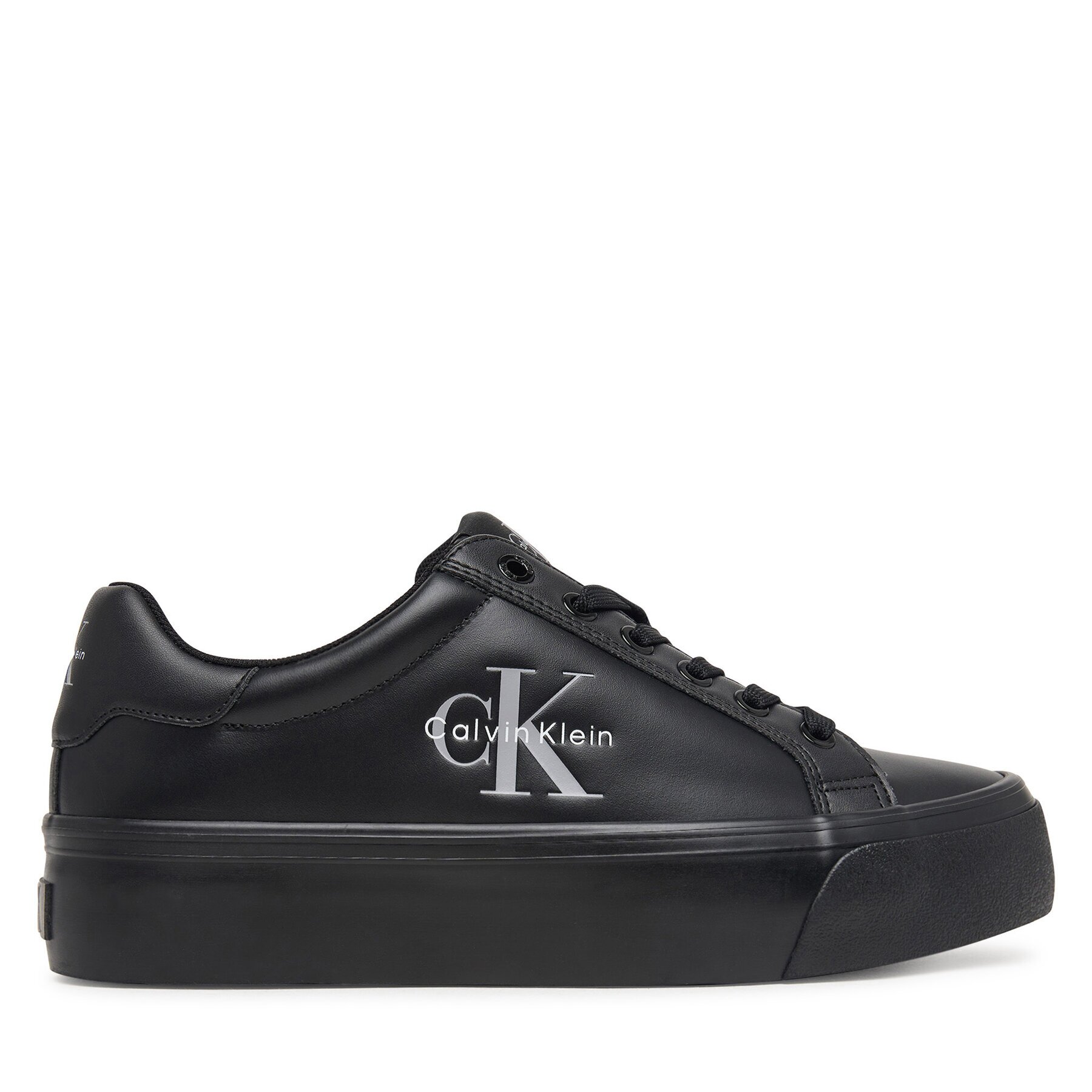 Calvin Klein Сникърси Vulc Flatform Laceup Low Lth HW0HW03159