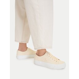 Calvin Klein Сникърси Vulc Flatform Low Canvas Mg YW0YW01763