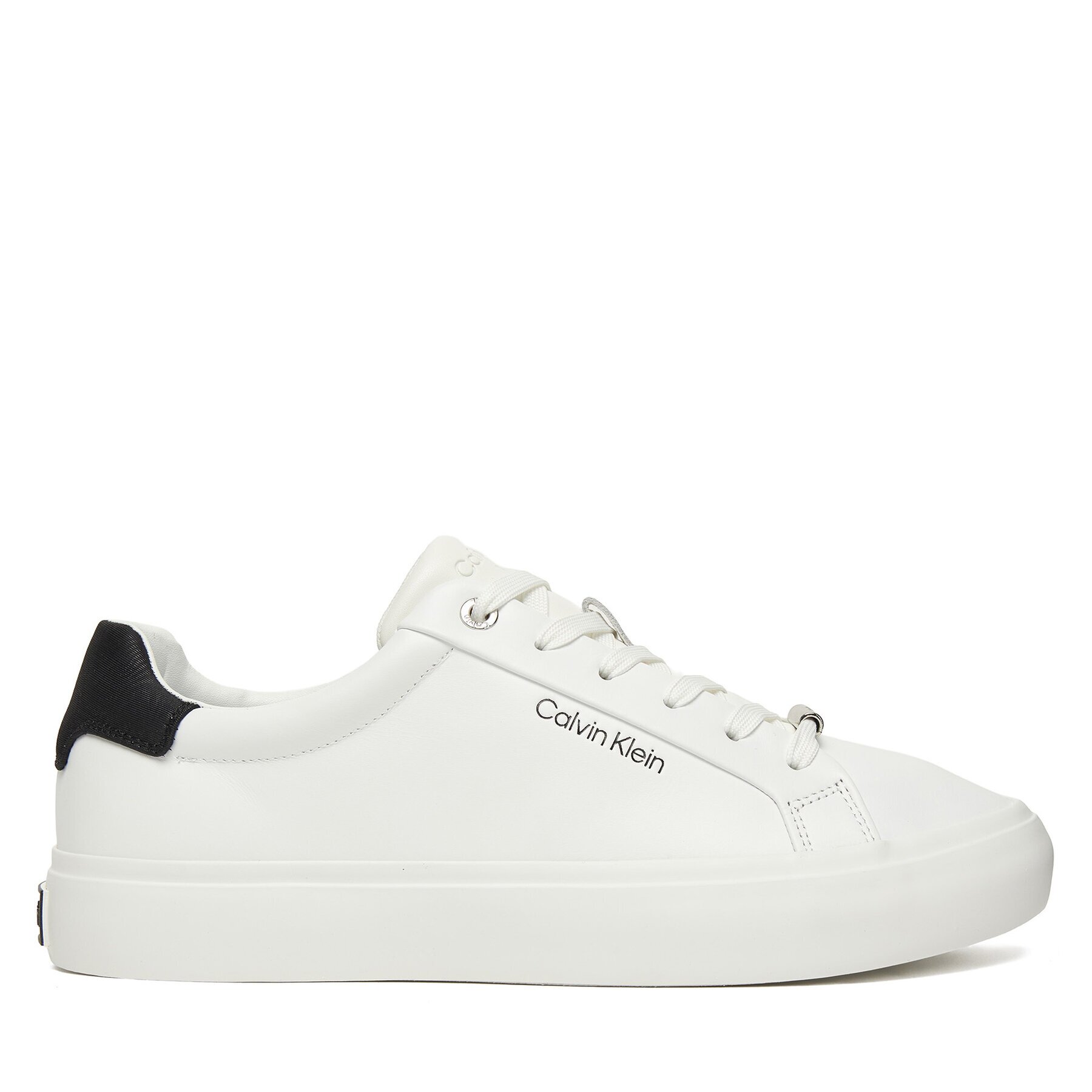 Calvin Klein Сникърси Vulc Lace Up Lth/Moire Bt HW0HW02747