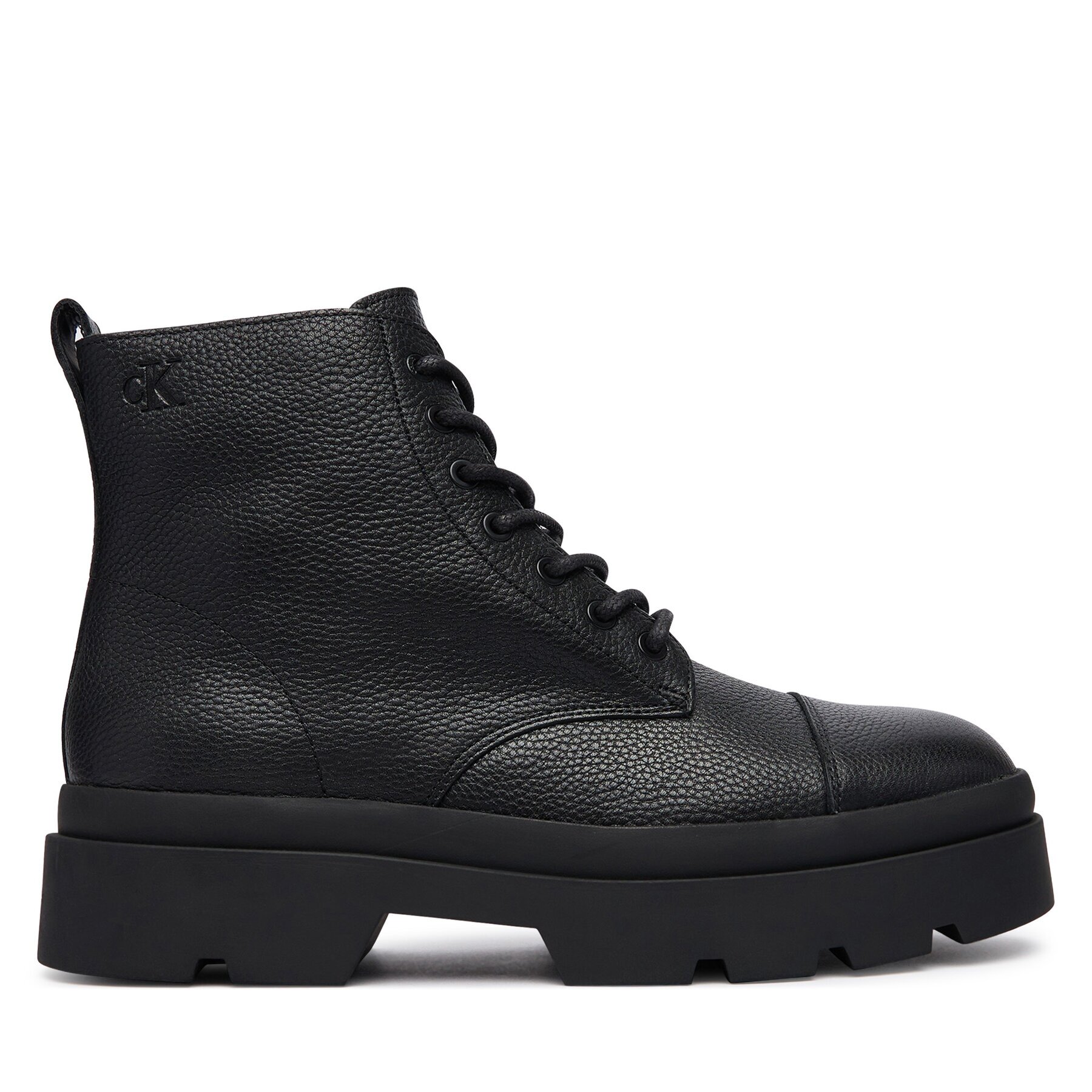 Calvin Klein Туристически oбувки Lugged Mid Lace Up Tc Tu Lth HM0HM02267