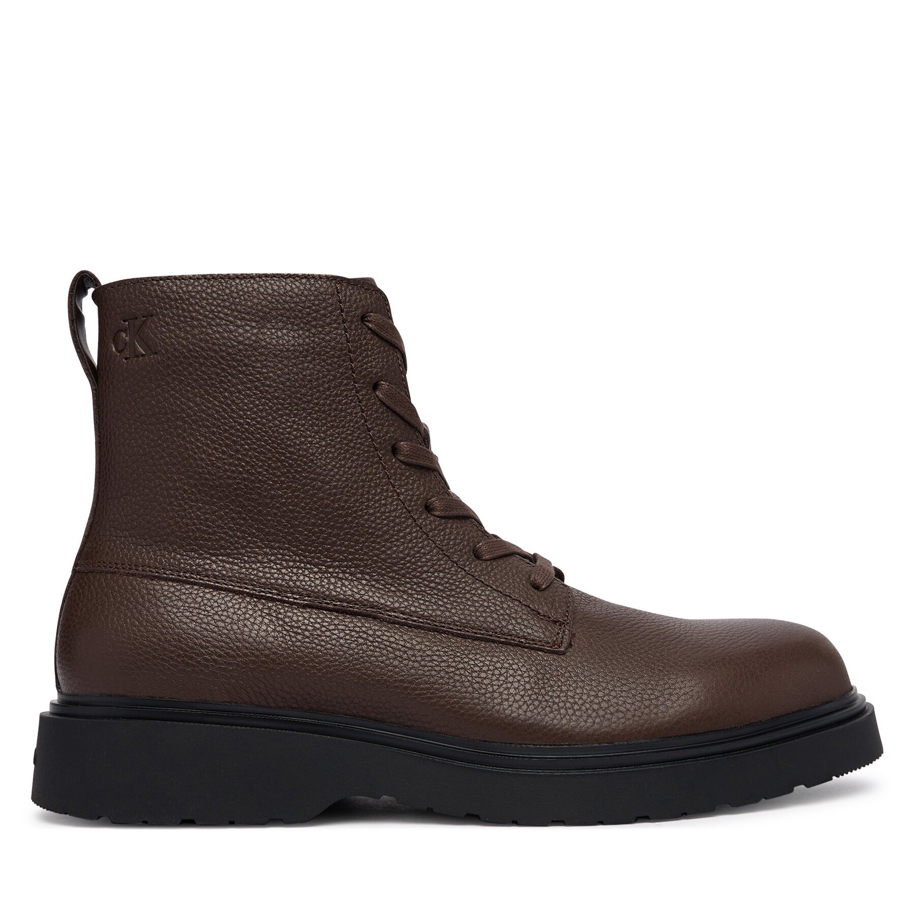 Calvin Klein Зимни обувки Combat Ess Lace Up Zip Boot Lth YM0YM01373