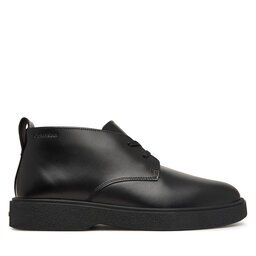 Calvin Klein Зимни обувки Text Rubber Desert Boot Lth HM0HM02255