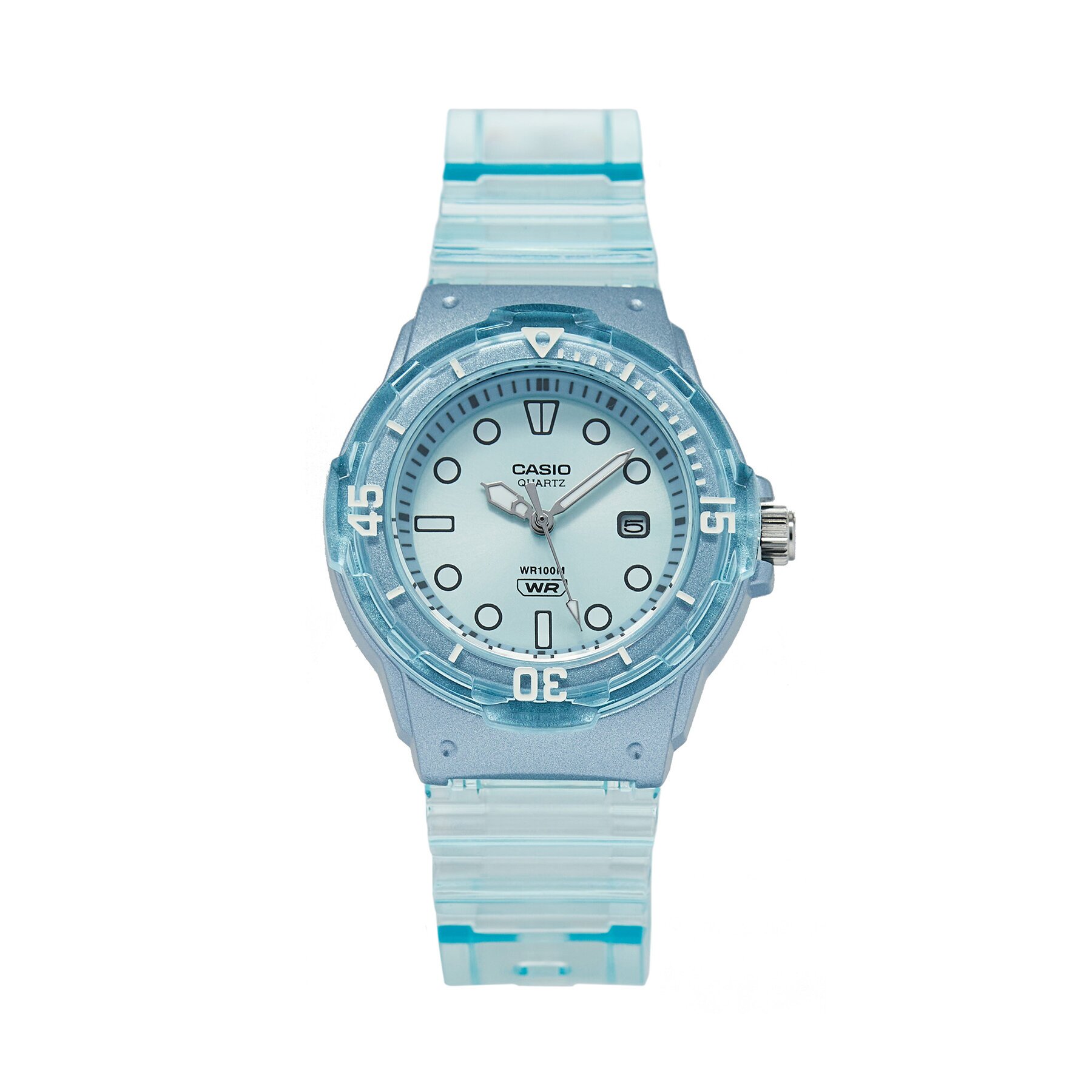 Casio Часовник Lady Translucent LRW-200HS-2EVEF Светлосиньо