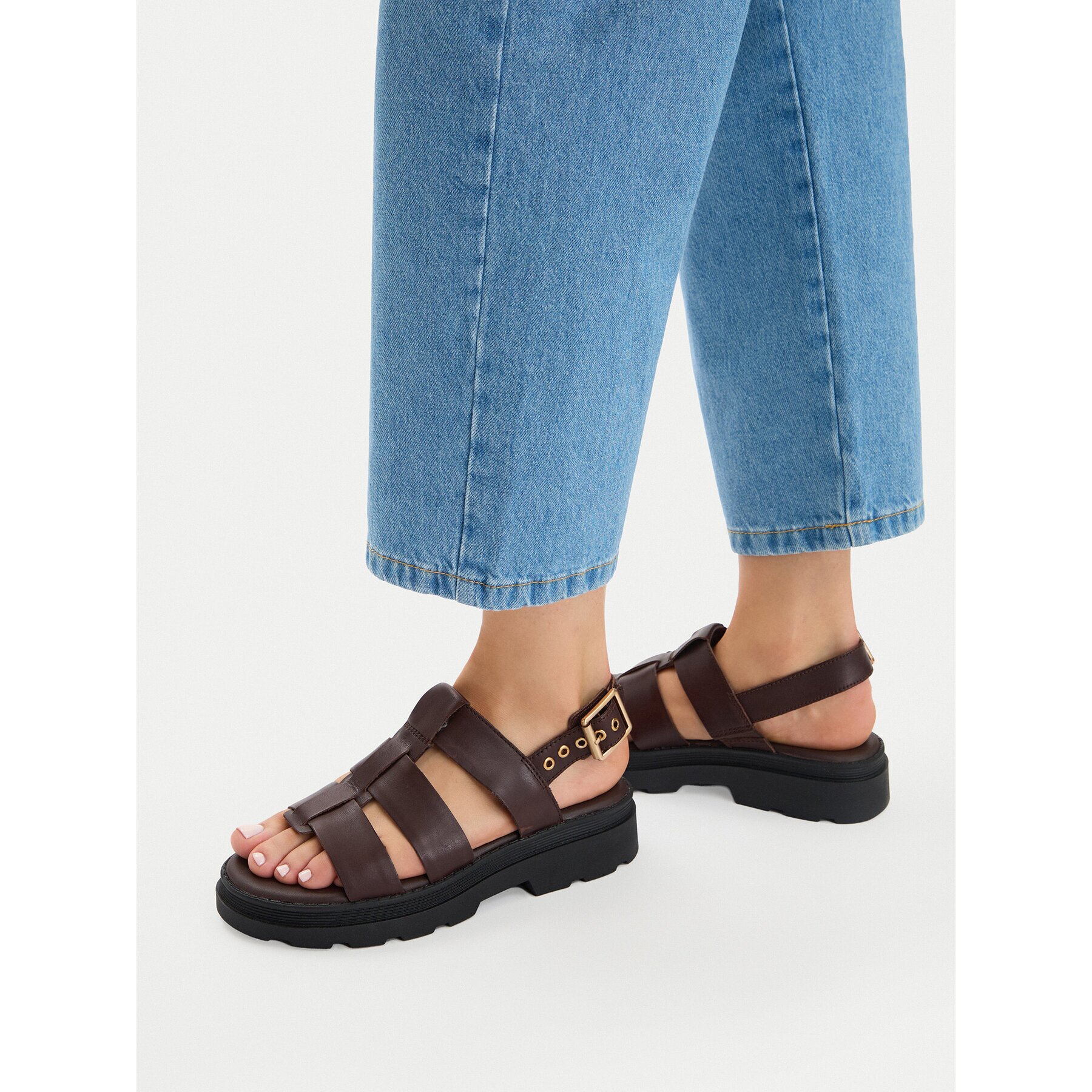 Clarks Сандали Orinoco3 Strap 26186095 Кафяв