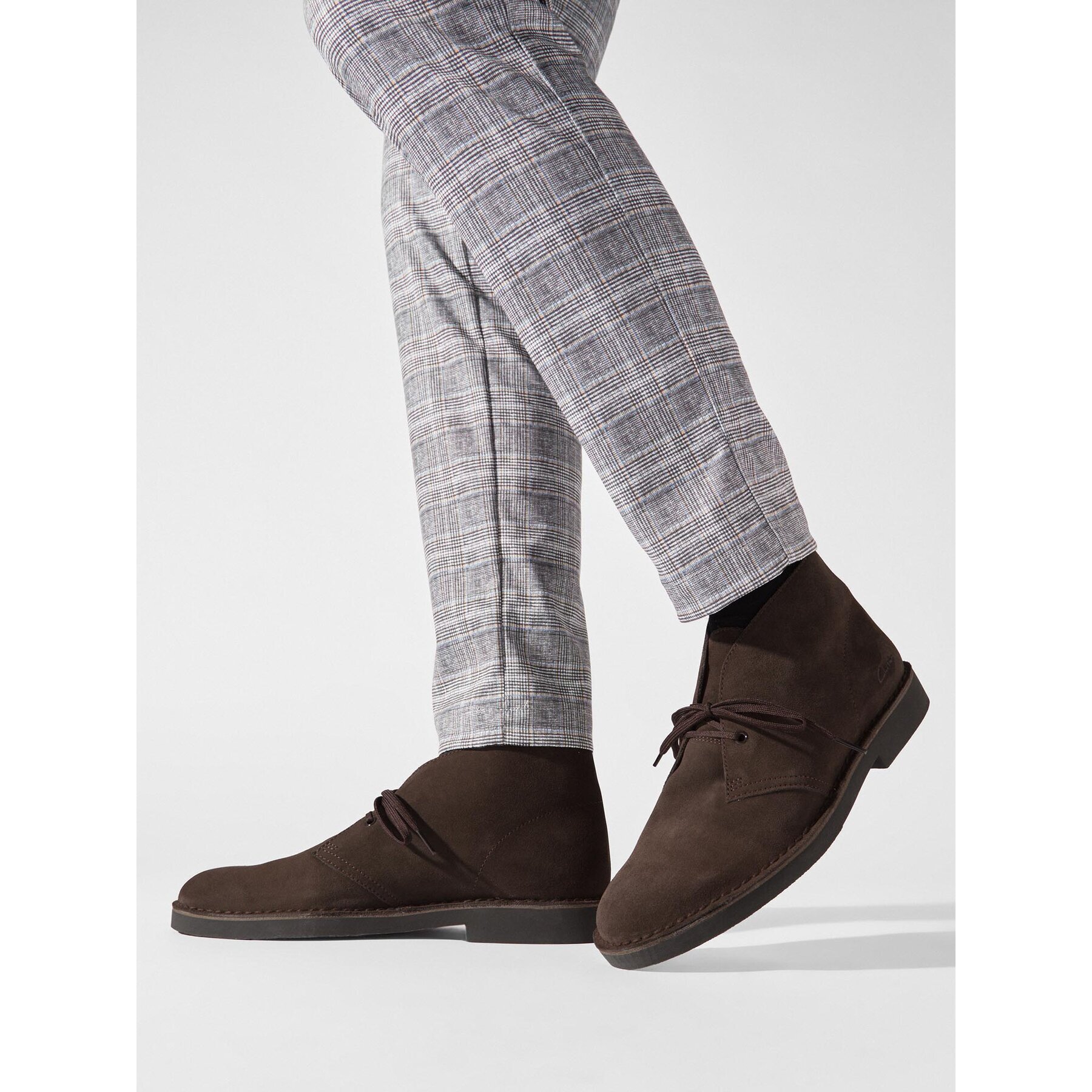Clarks Зимни обувки Desert Bt Evo Dark