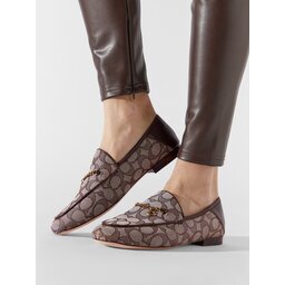 Coach лоуфъри с дебела подметка Hanna Textured Jacq CC888