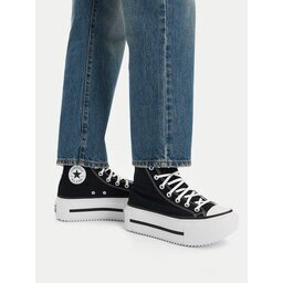 Converse Кецове Chuck Taylor All Star Lift Double Stack A12975C Черен