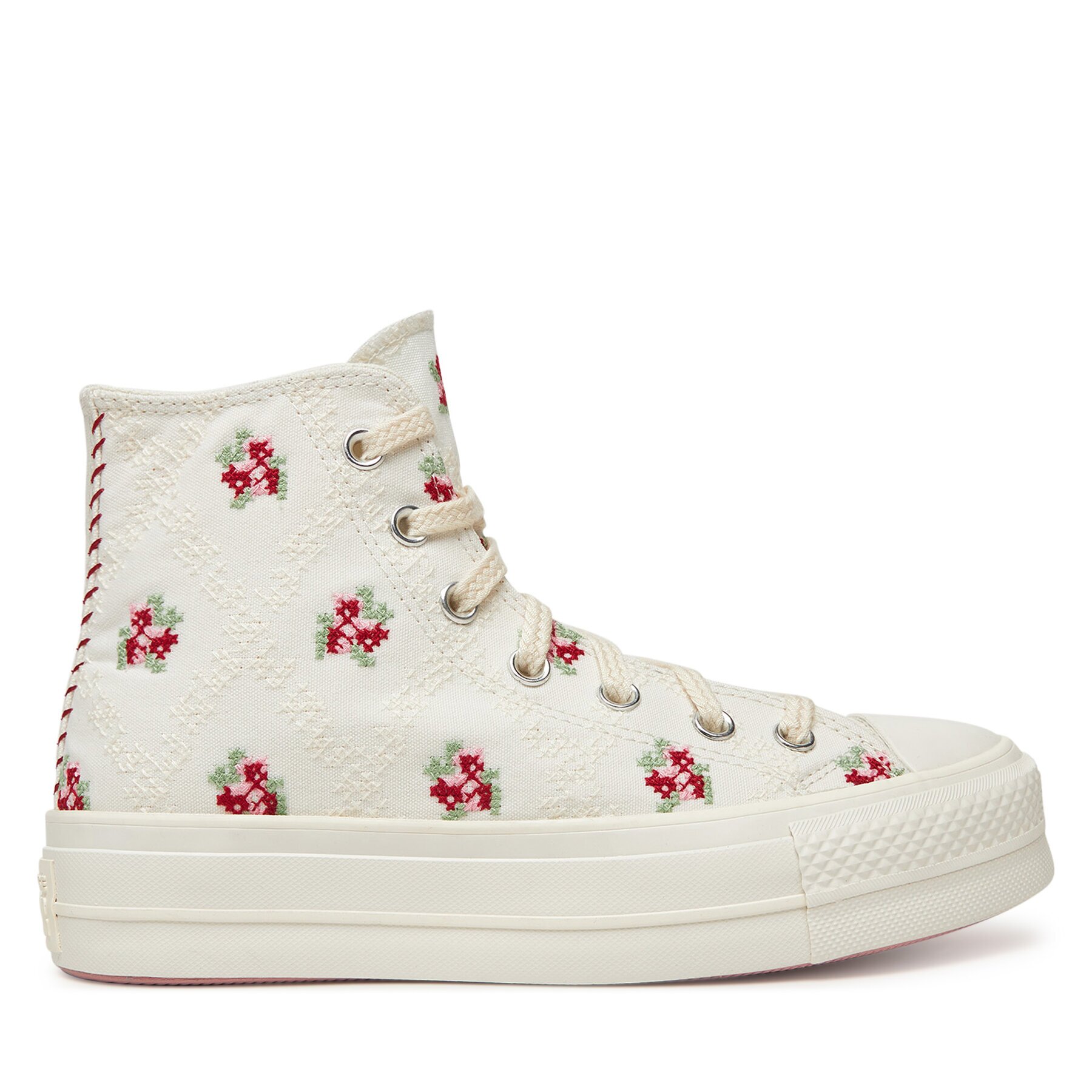 Converse Кецове Chuck Taylor All Star Lift Platform Rose Cross Stitch A13659C