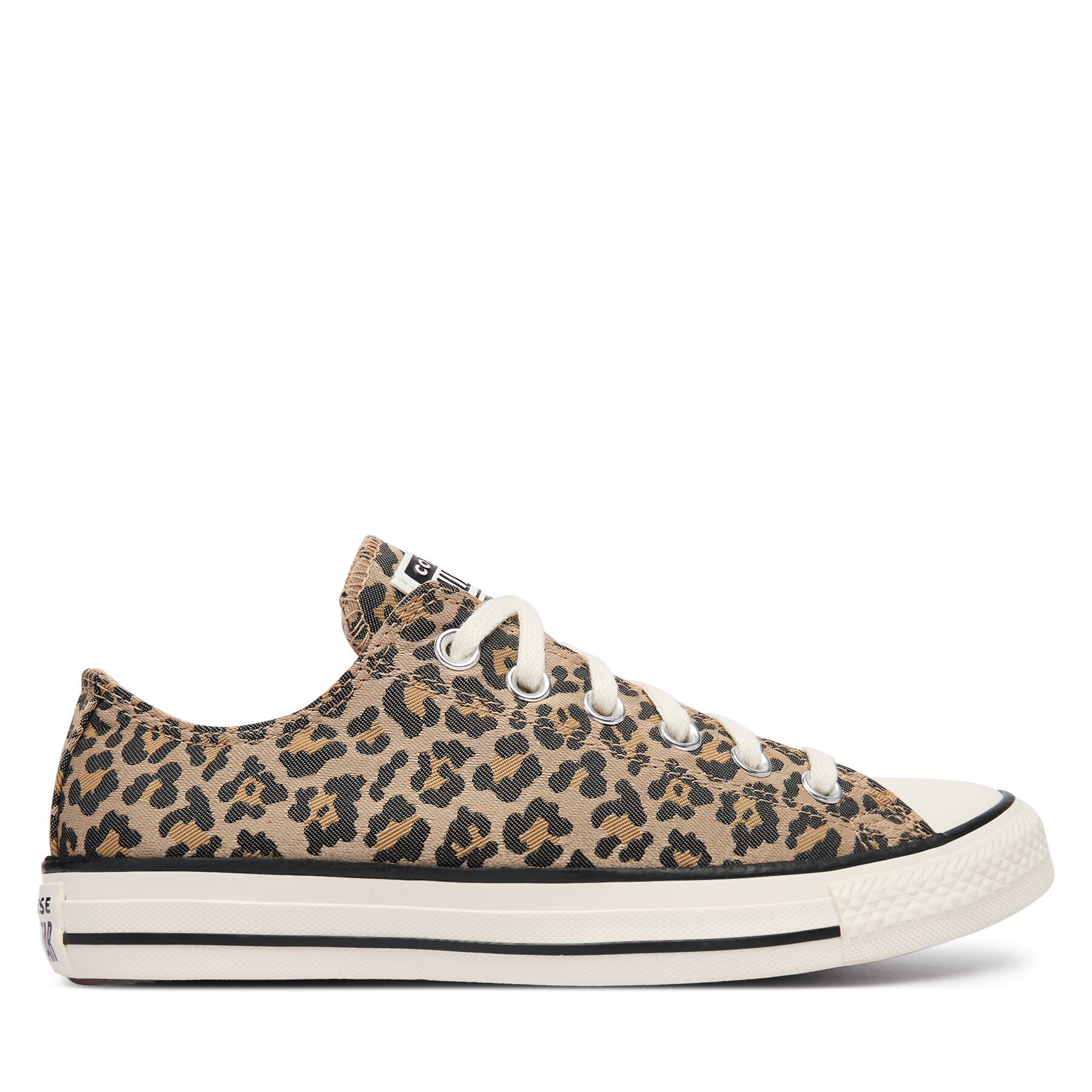 Converse Кецове CTAS OX EGRET/BLACK/HONEY STICK A19182C
