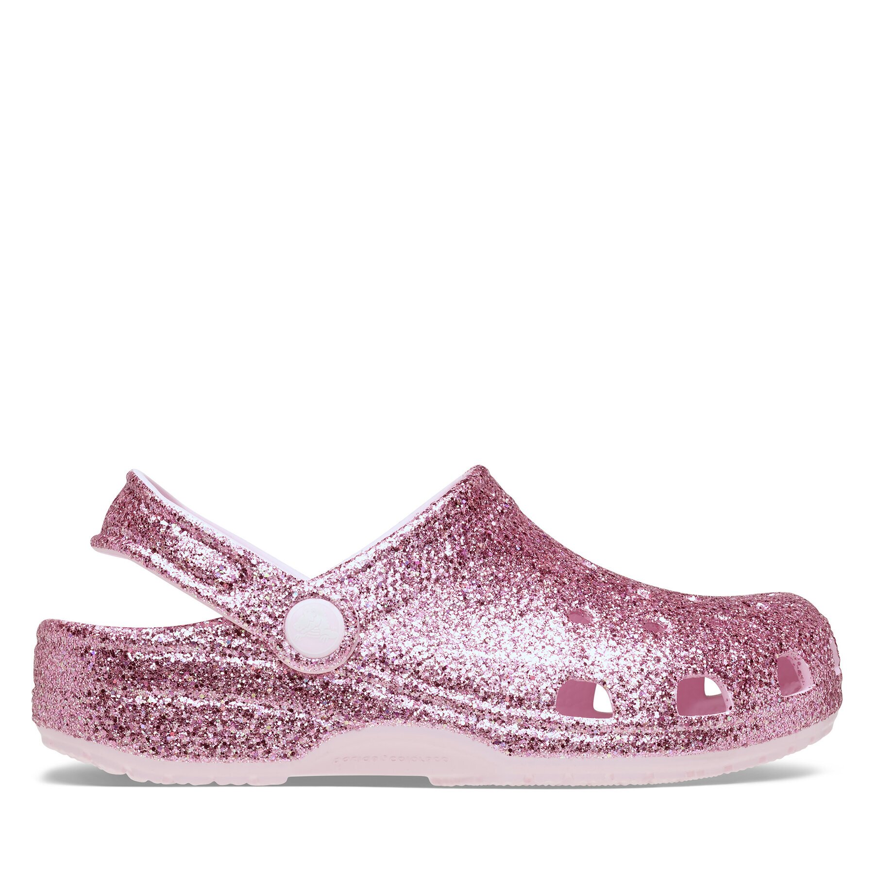 Crocs Чехли Classic Chunky Glitter Clog K 211939