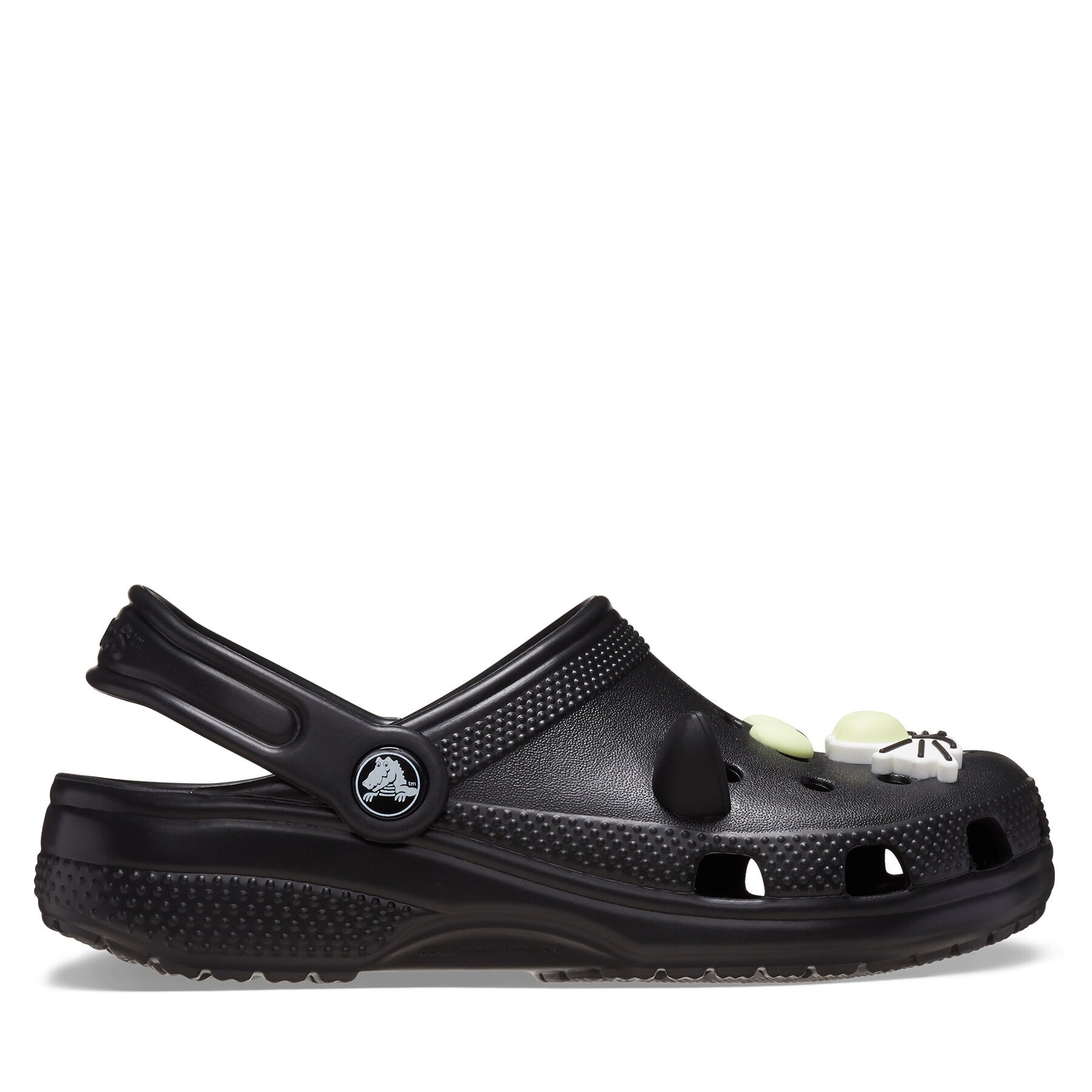Crocs Чехли Classic Glow Black Cat Clog K 210387